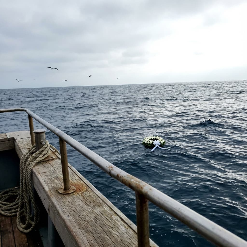 바다를 좋아하셨던 어머니를 위한 해양장